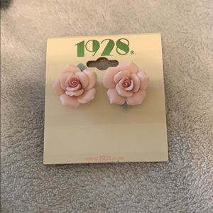 rose stud earrings